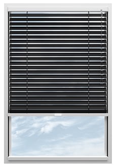 Cotswold, Ebony - Stick Fit Wooden Venetian Blind